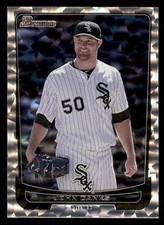John Danks 2012 Bowman #25 Silver Ice Chicago White Sox