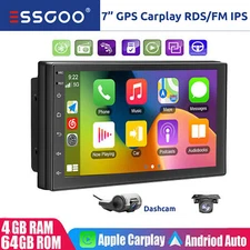 DVR+ CarPlay 7" Double 2 DIN Android 13 Car Stereo USB WIFI GPS Nav 4G+64G +AHD
