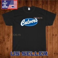 NEW SHIRT CULVER'S BURGER LOGO T-SHIRT UNISEX FUNNY AMERICAN USA SIZE S-5XL