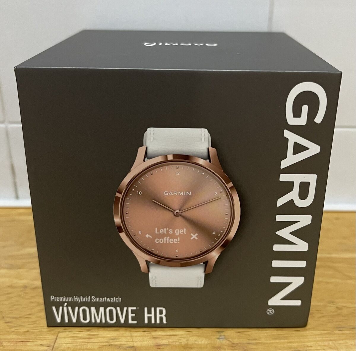 Garmin Vivomove Hr, Reloj Inteligente Híbrido Para Hombres Y