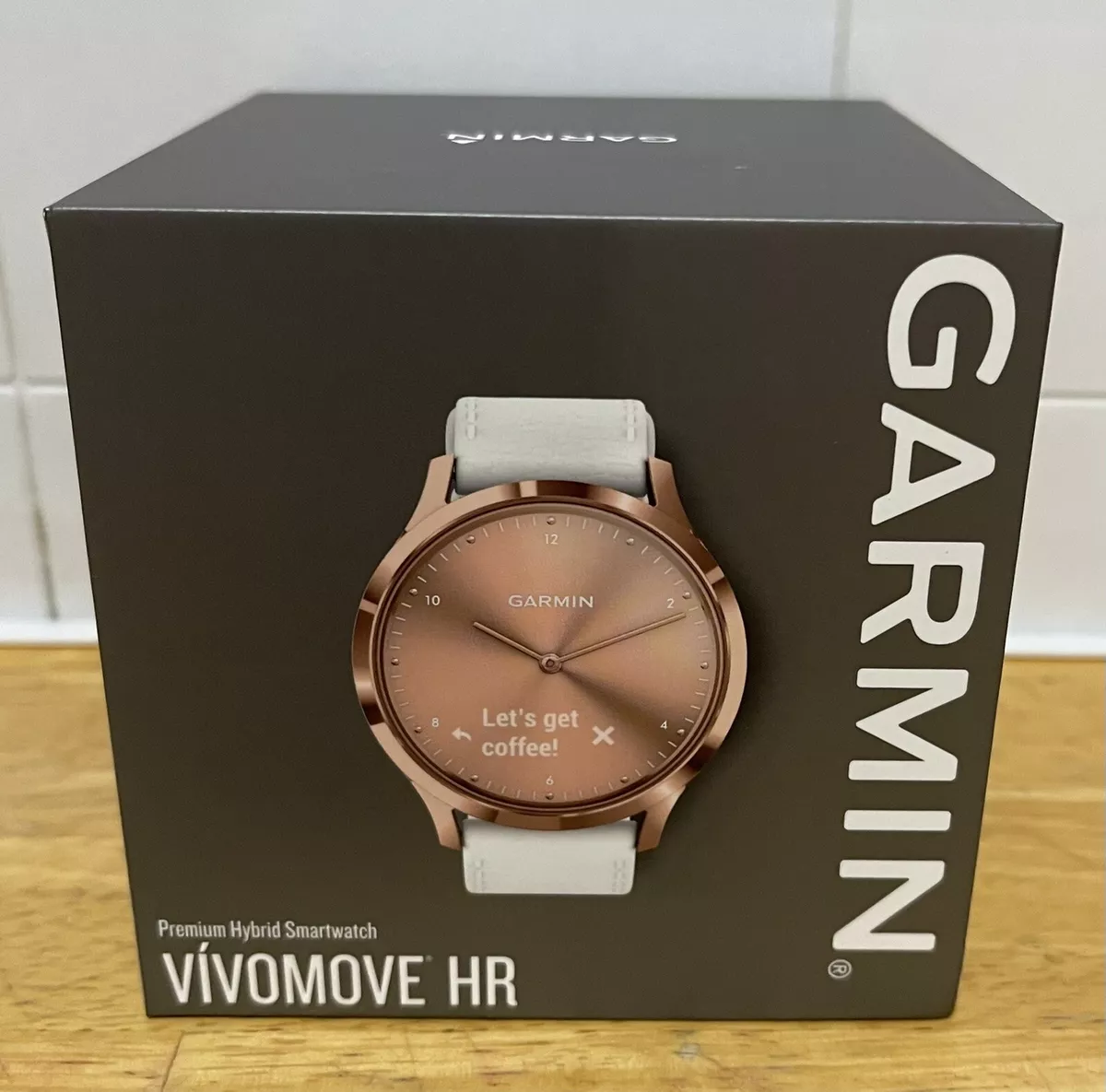 Garmin Vivomove Premium Hybrid White | eBay