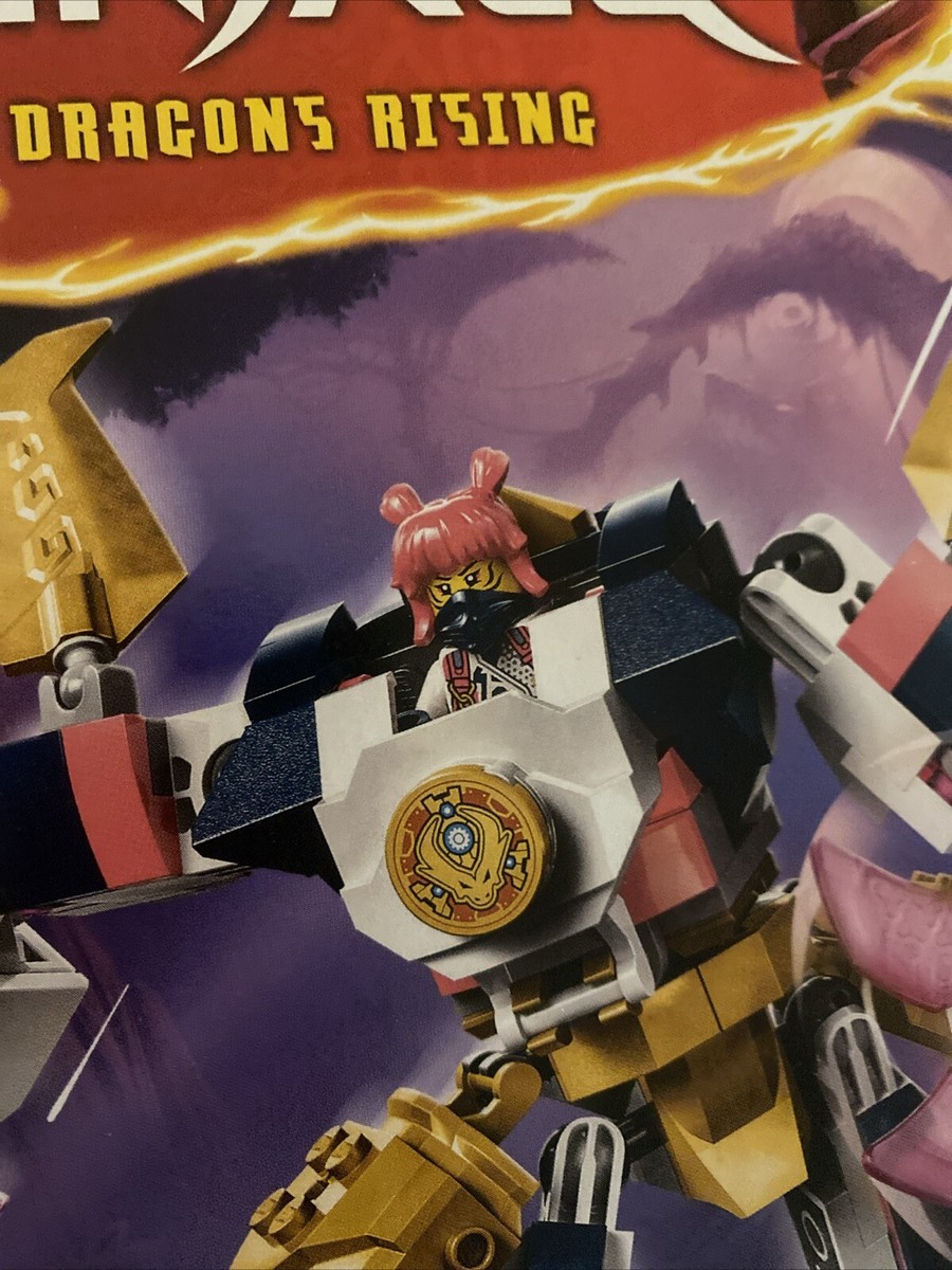 LEGO NINJAGO 71807 Sora's Elemental Tech Mech Suit Wolf Mask