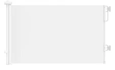 Retractable Baby Gate Stairs Doorways Extends 55" Wide, 34" High Mesh White NEW