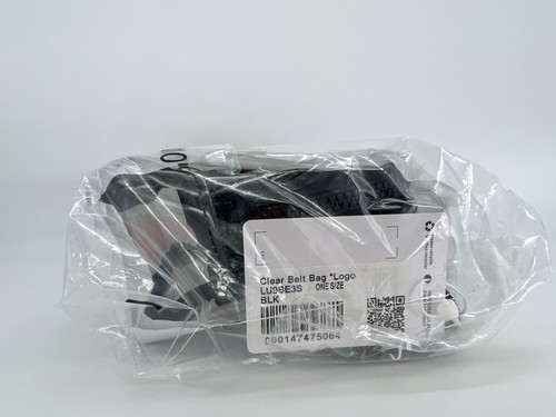 NEW Lululemon Everywhere Belt Bag Clear Black Logo 1L - Picture 6 of 8