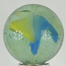 Large Vintage Hybrid Cat's Eye Marble .96 Inches Near-Mint Condition