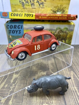 Corgi Toys #256 VW Volkswagen 1200 Saloon in East African Safari