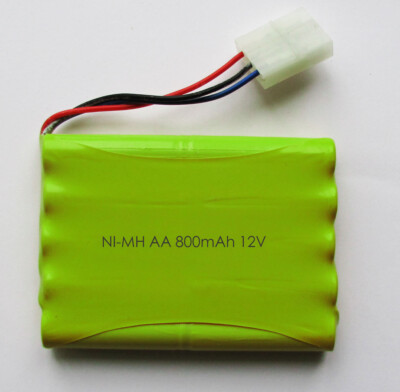 Akku 12V 800 mAh für Modellbau Auto 100x70x15mm Neu