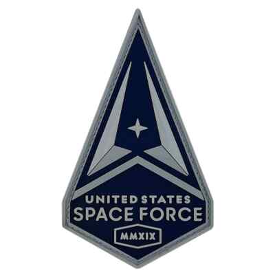 U.S SPACE FORCE: PVC PATCH US SPACE FORCE MMXIX WITH HOOK