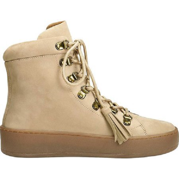 NEW AEROSOLES BEIGE LEATHER COMFORT BOOTS SNEAKERS  SIZE 8.5 M $129