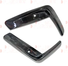 FOR BMW M8 F91 F92 F93 Carbon Fiber Front Bumper Lip Splitter Canards 2PCS