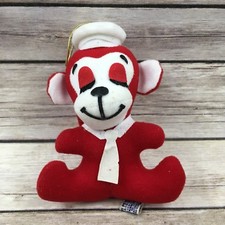 Vintage R. Dakin and Co. Dream Pet Plush Red Sailor Monkey