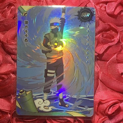 Kakashi Hatake NARUTO Leaf SSR Anime Waifu Girl ACG Holo Card Leader