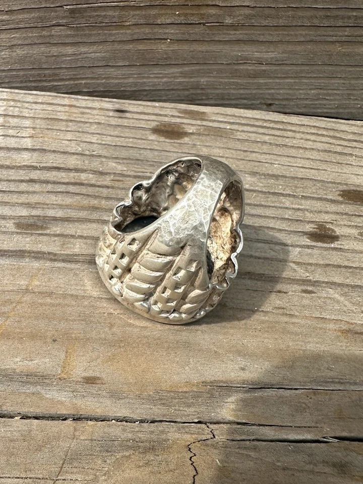 Hermoso Anillo Moneda Romana Dian Malouf Plata de Ley 925 Talla 7.25 Foto 4 de 4