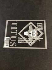 Titus Video Game Game Registration Card Insert 48197A