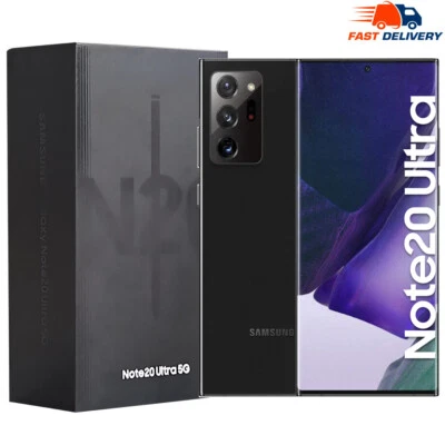 Samsung Galaxy Note 20 Ultra 5G SM-N986U 12+128GB Unlocked Mystic Black NEW