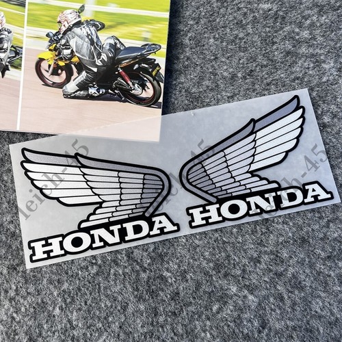 motorcycle fuel tank emblem decal bike track reflective stickers for wing Honda - Picture 15 of 15