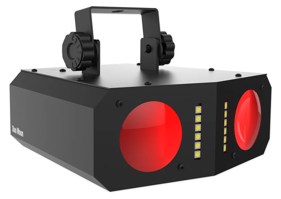 Chauvet DJ Duo Moon LED Moonflower/Strobe Effect Light, Sound-Activated Programs - Image 3 of 4