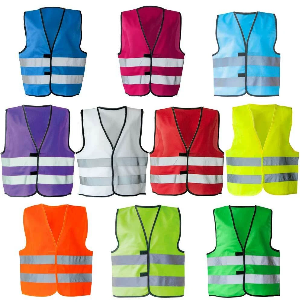 Korntex Premium Children's Hi Vis Vest - 10 colours - All Sizes - Kids  Present