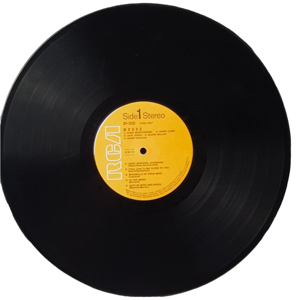 Vtg Moods Various Artists Sampler Album Orange Label RCA (SP-1000 Aus 33 Rpm 12" - Image 3 of 4