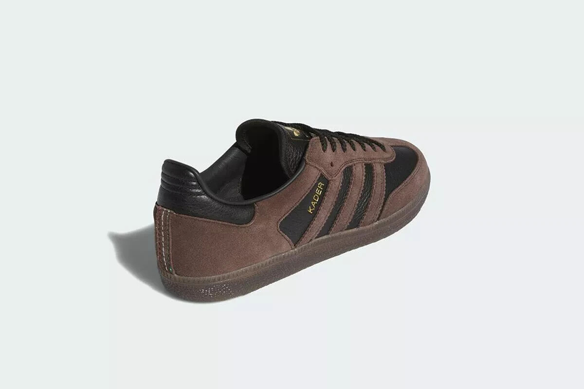 Size 9.5 - Kader Sylla x adidas Samba ADV Brown Gum for sale