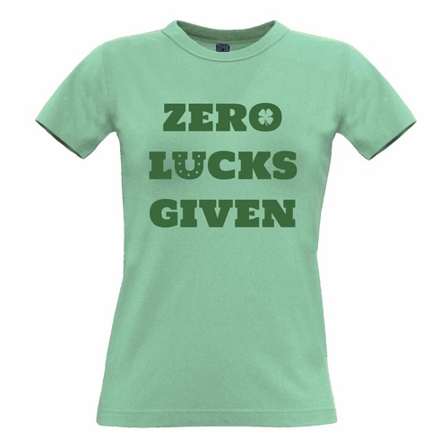 St. Patricks Womens TShirt No Lucks 