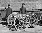 New 8x10 Civil War Photo: Confederate Brass Mountain Howitzers Cannon - 1865