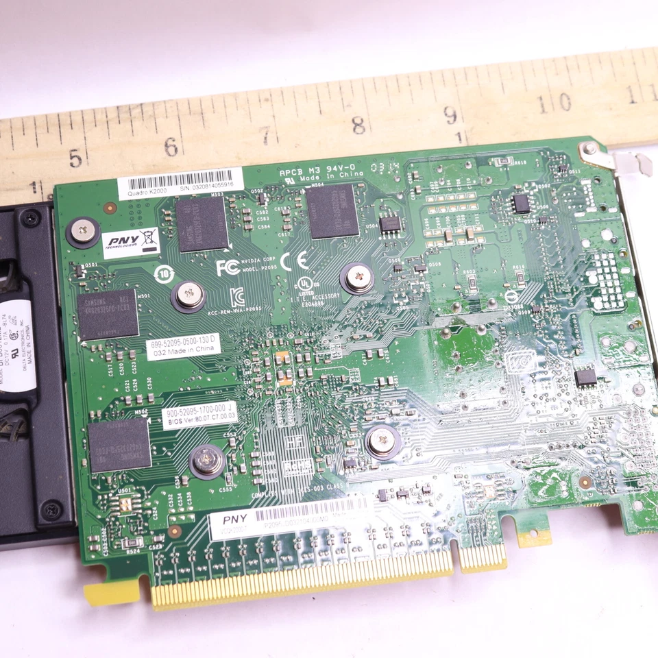 NVIDIA Graphics Card Quadro K2000 Pcie GDDR5 PCIe 2GB 699-52095-0500-130 - Image 3 of 4