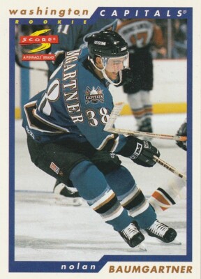 Score/Pinnacle 1996 NHL Card Washington Capitals #251 Nolan Baumgartner