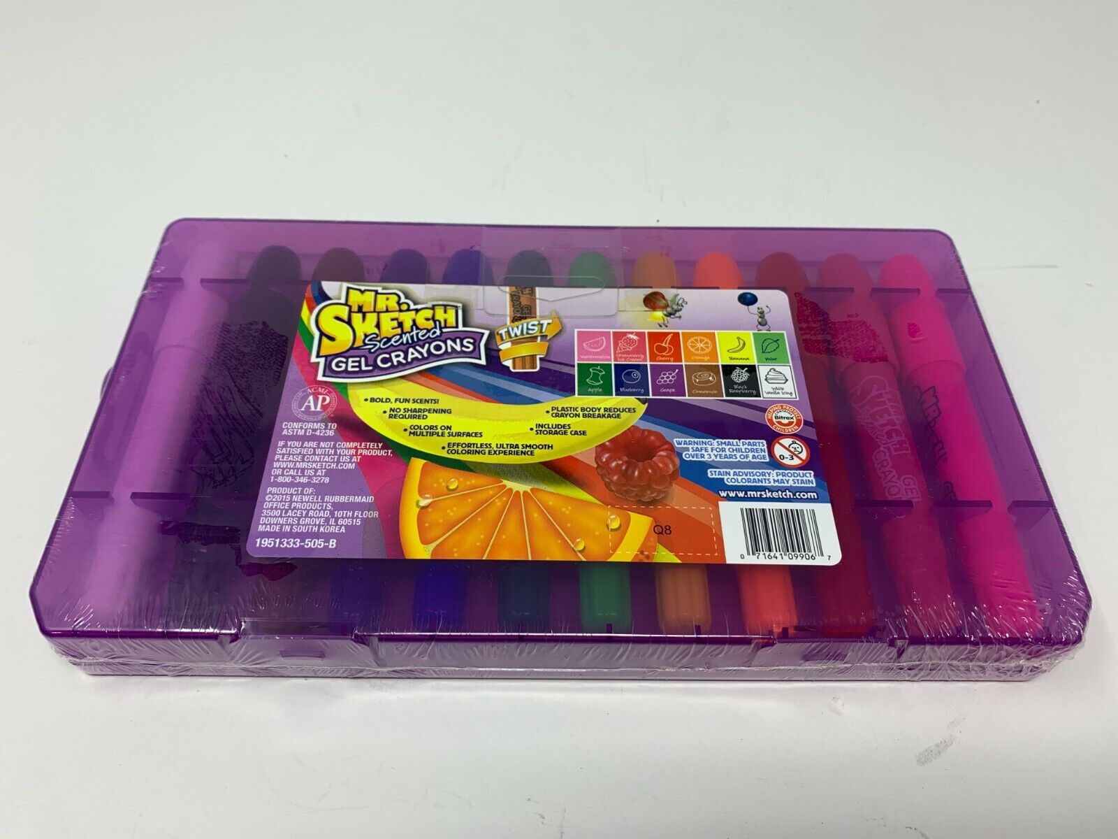  Mr. Sketch Scented Twistable Gel Crayons - 12 Color Set