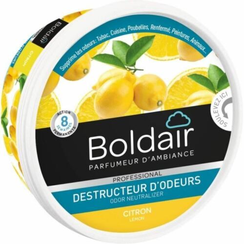 BOLDAIR Pot 300g Gel destructeur d'odeurs citron - Afbeelding 1 van 1