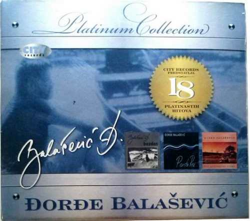 CD DJORDJE BALASEVIC THE PLATINUM COLLECTION 2010 Digipak serbia city records - Imagen 2 de 3