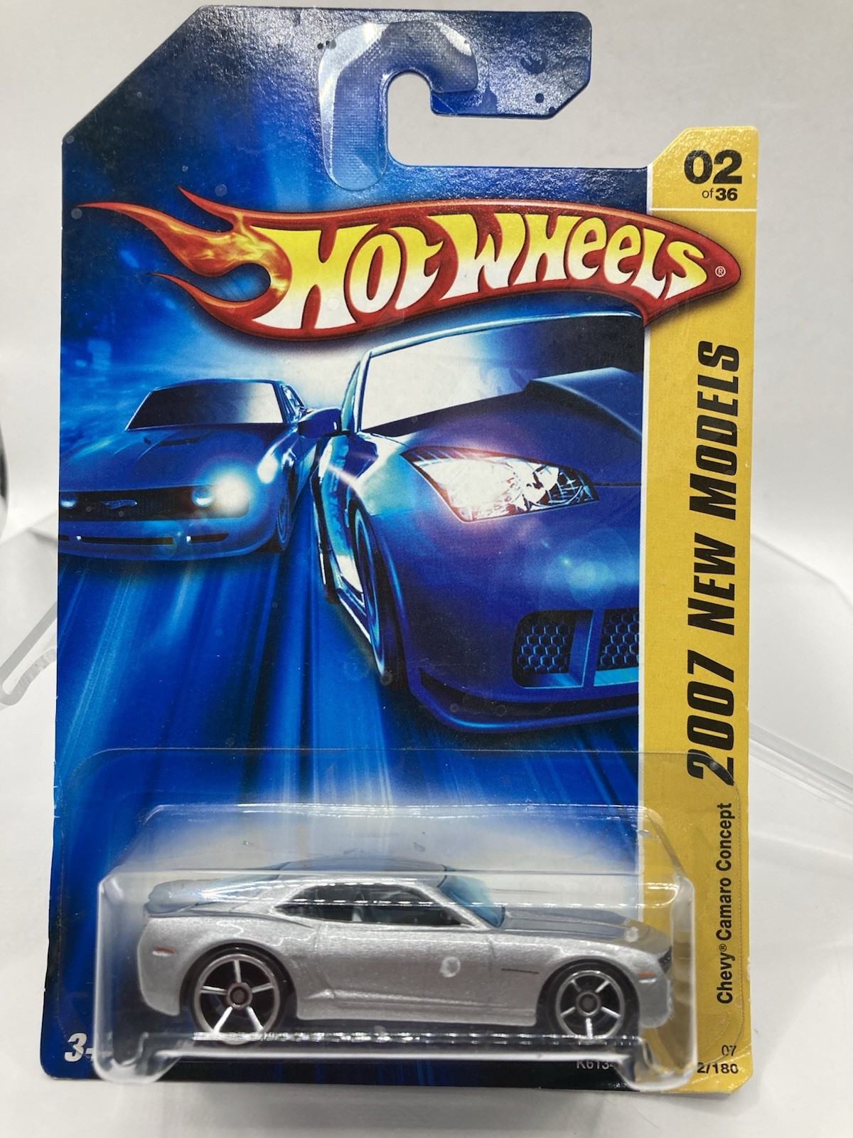 NEW 2007 Hot Wheels New Models #2 Chevy Camaro Concept Silver SEALED