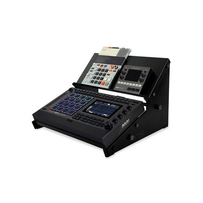 XTS Duo-Flex Desktop Stand, 2 Tiers with Trays for FX Pedals / Synths / Sampl...