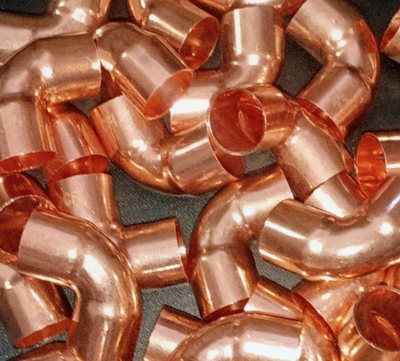 #ad 12 PACK 1 2quot; Copper 90 Elbow C x C Sweat Solder Pressure Standard Plumbing New $9.51