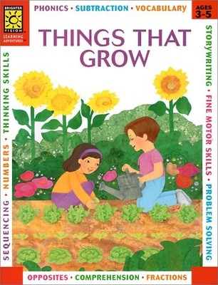 THINGS THAT GROW (LEARNING ADVENTURES PRESCHOOL) By Brighter Vision *Excellent*