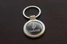 Saab Metal Keychain Keyring Resin Domed Badge Handmade Key Fob Keyholder Logo Saab Metal Keychain Keyring Resin Domed Badge Handmade Key Fob Keyholder Logo