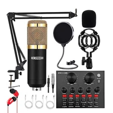 5Core Recording Microphone Podcast Bundle Professional Condenser Mic Kit