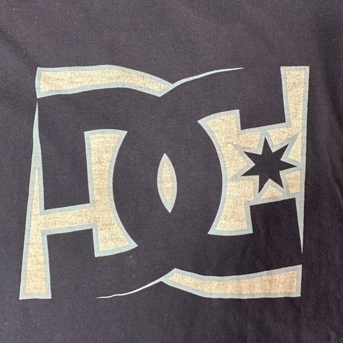 Vintage DC Shoes T-Shirt Herren Blau XL Skateboarding Big Logo Y2K 00s Vintage Sk8 - Bild 2 von 8