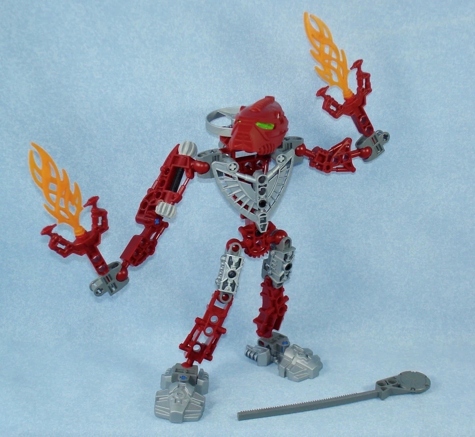2005 Lego Bionicle HORDIKA (8736- 8741) Metru Nui Toa - Complete in Canisters - Image 4 of 4