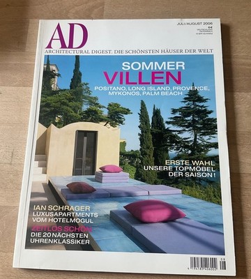AD Architectural Digest Juli/August 2006
