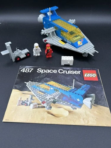 LEGO Classic Space:  Space Cruiser 487 (1979)  Vtg RARE all pieces &Instructions
