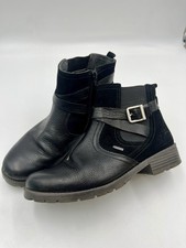 Ladies Super Fit Gore Tex Black Ankle Boots Eu 38 Uk Size 5