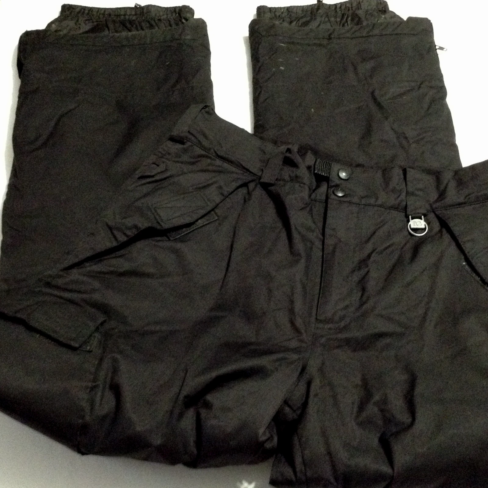 Boulder Gear Mens Cargo Snow Pants Black M Insulated Waterproof Ski Snowboard