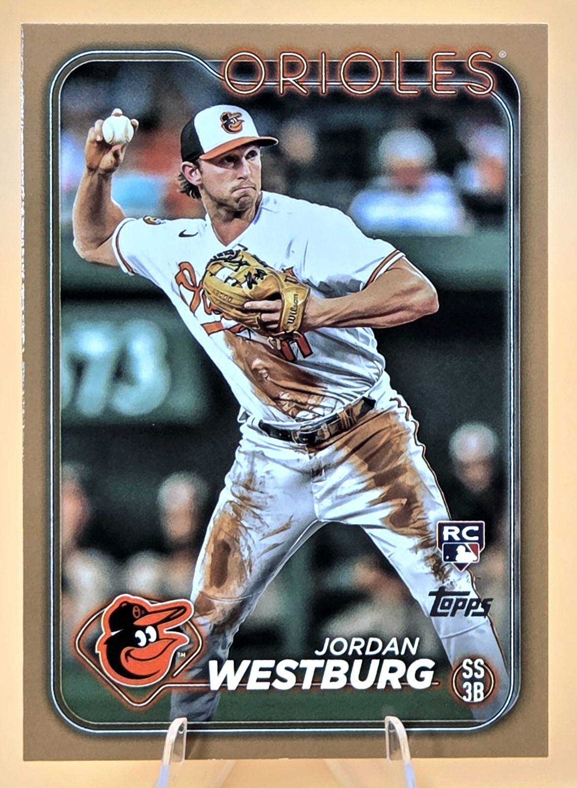 2024 Topps GOLD #177/2024 Jordan Westburg #66 **ROOKIE** ~Baltimore Orioles~