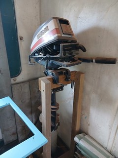 Yamaha Outboard Motor 8hp Twin 2 Stroke.