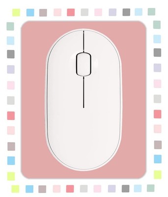 5x6 Inch Dark Pink Small Rectangular Mouse Pad Mini Portable Waterproof Mat