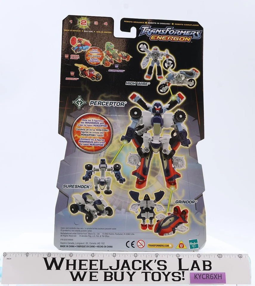 Perceptor Transformers Energon 2003 Hasbro Action Figure NEW MOSC SEALED - Image 2 of 4