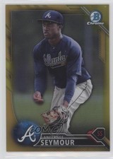2016 Bowman Draft Chrome Top Prospects Gold Refractor 42/50 Anfernee Seymour fm0