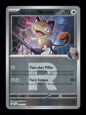 Team Rocket's Meowth Team Rocket Common Reverse Holo ME: Ascended Heroes 161/217