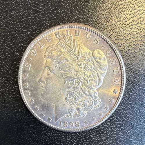 1898 Morgan Silver Dollar New Orleans Mint Circulated $1 Coin 0.9 Fineness